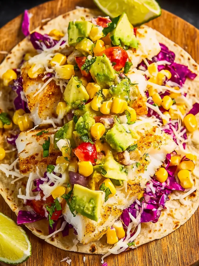 Easy 15-Minute Fish Tacos with Avocado Corn Salsa First Image