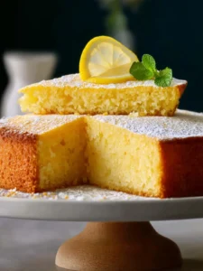 Almond Flour Lemon Cake First Image